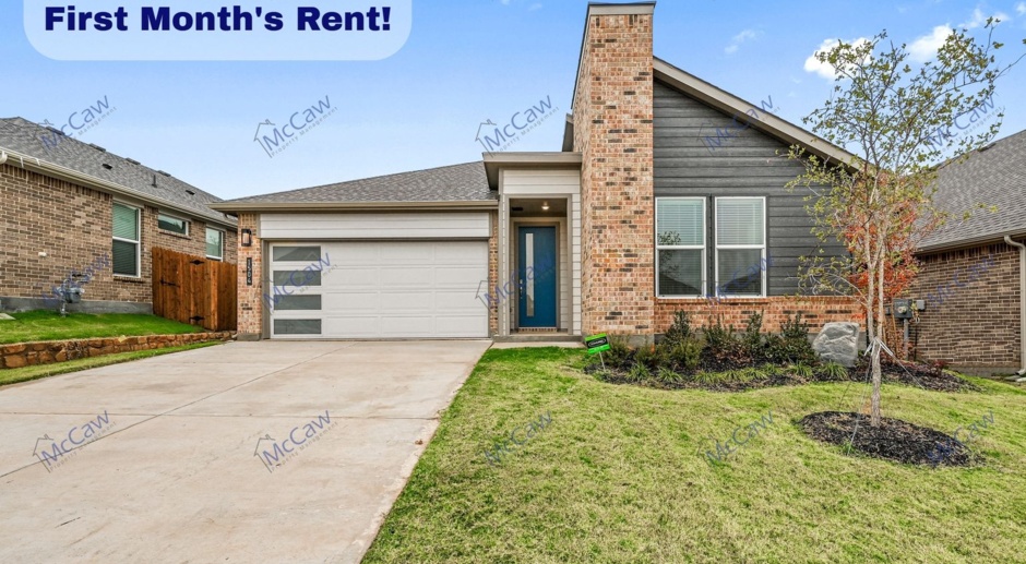 Newly Built and Ideally Located 4/2 in Denton!