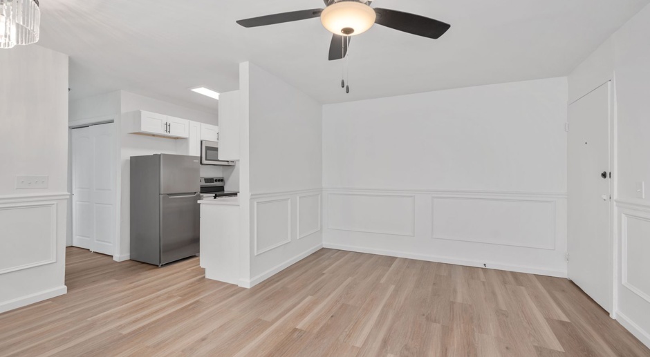 BE THE FIRST to enjoy a NEWLY RENOVATED 1bd/1ba apt in Norwood!