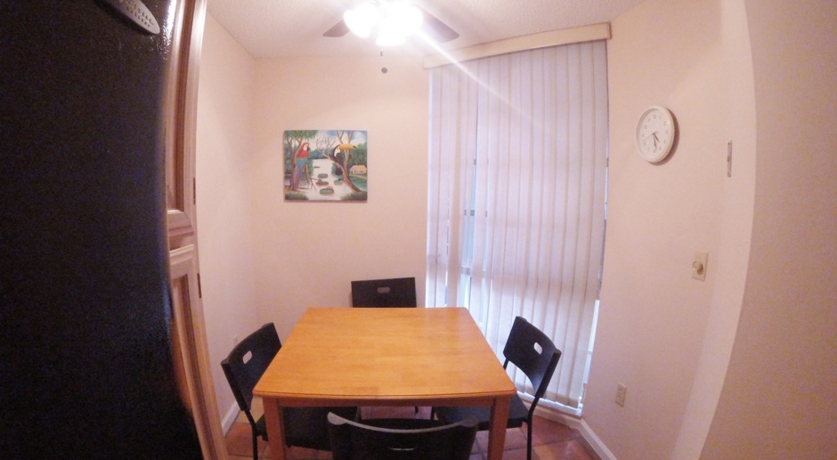 CORAL GABLES PARTIALLY FURNISHED APARTMENT