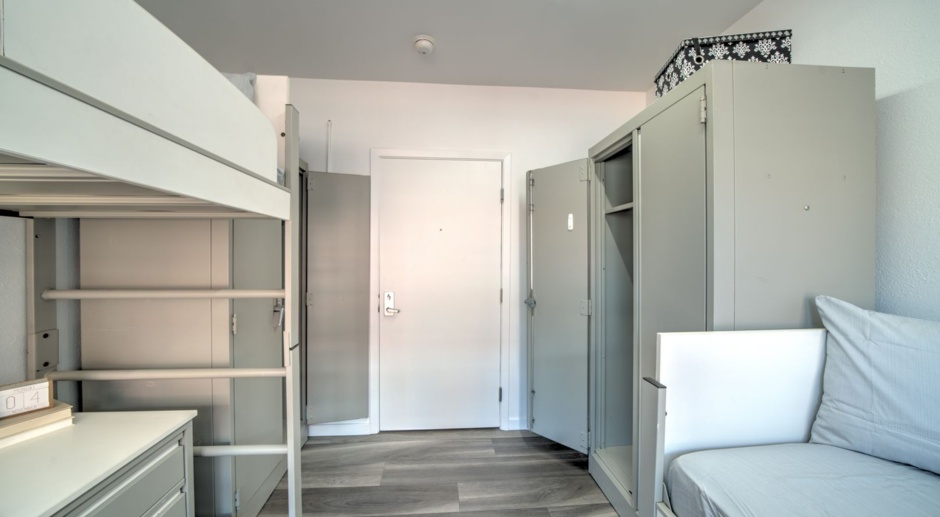 SHARED & PRIVATE Dorm Style Units Available at The Telegraph Commons! 2 blocks from UCB!