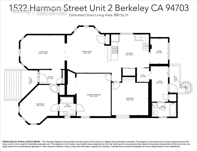1522 Harmon Street A, Berkeley, CA 94703