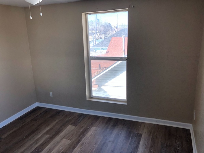 Upstairs 2 bedroom  bath - new flooring and paint!!