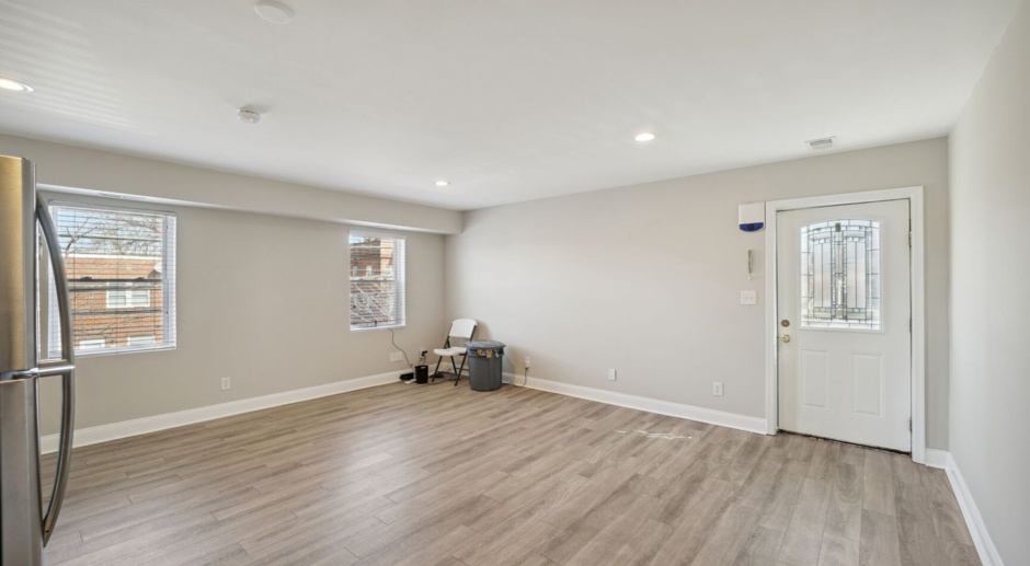 Recently renovated, luxurious 3 bedroom/2 bath Off H Street