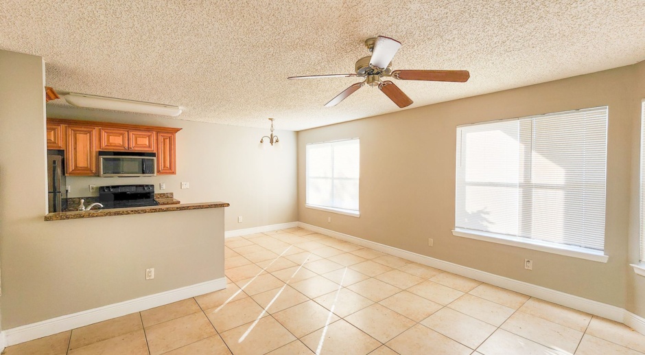Gated Lake Mary first floor condo available for an immediate move in!