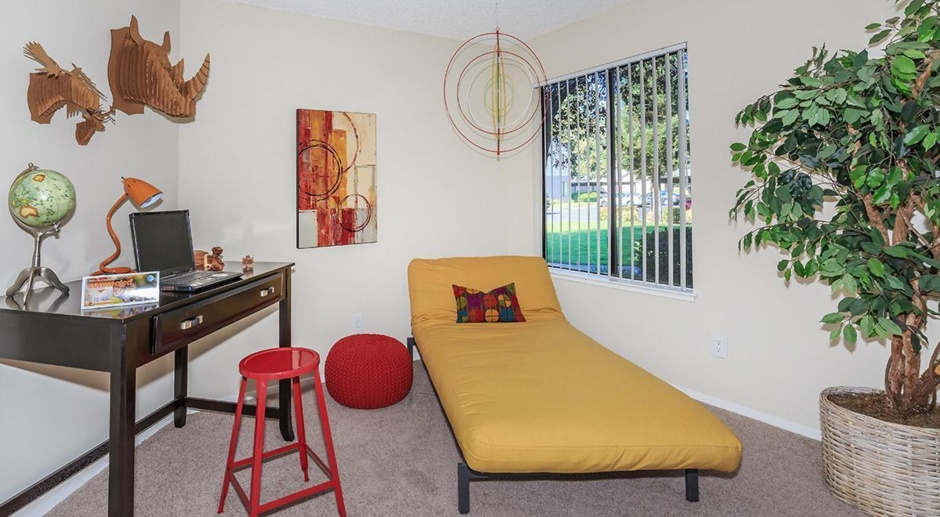  Spacious and beautiful. Consider your new 2 bed / 1 bath found!