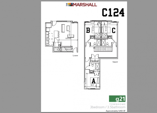 Sublet Private Bdrm/Bth @ The Marshall - '21/'22 School Year