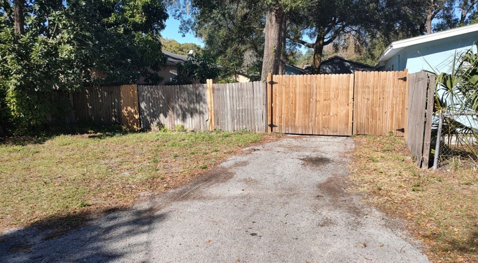 Affordable Centrally located 3 bedroom Fully fenced in yard home in Tampa